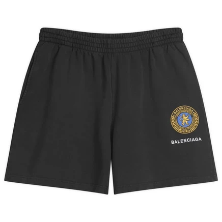 Мужские спортивные шорты Balenciaga Uniform, черные