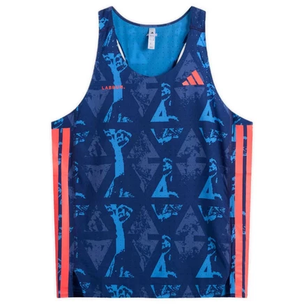 Мужская майка adidas x Labrum Race Singlet, тёмно-синяя/красная