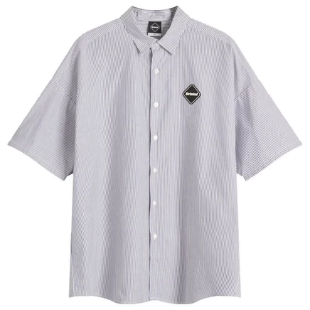 Мешковатая рубашка с большим логотипом F.C. Real Bristol navy stripe