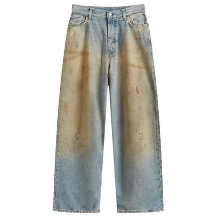 Джинсы свободного кроя Acne Studios mid blue