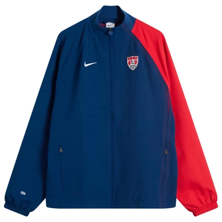 Спортивная куртка Nike, переизданная в США blue, red & white