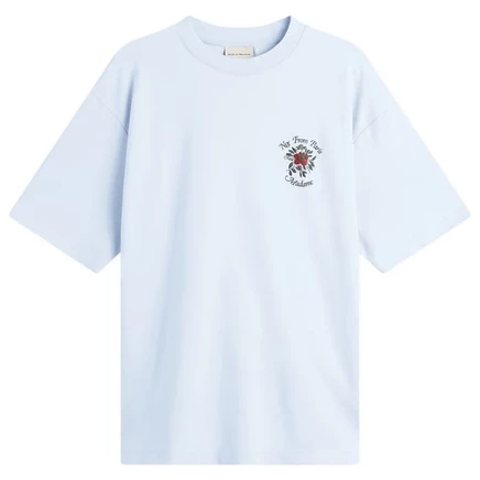 Футболка с надписью Drôle de Monsieur Rose