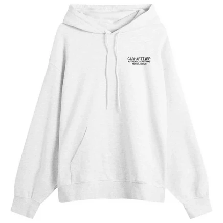 Мужская худи Carhartt WIP Sean Hamilton, серый меланж