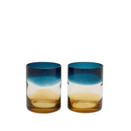Набор стаканов The Conran Shop Ombre, 300 мл, синий/янтарный