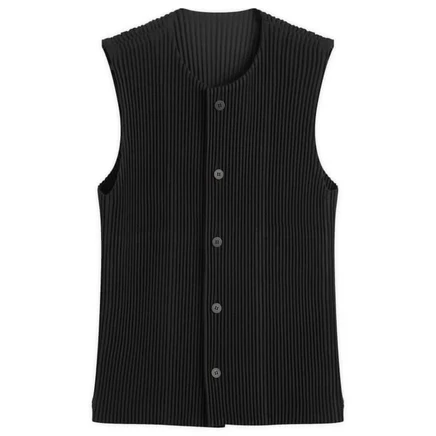 Мужская жилетка Homme Plissé Issey Miyake Kersey, черная