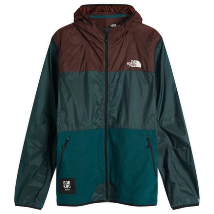 Ветровка The North Face x UNDERCOVER Soukuu с капюшоном bitter chocolate & deep blue
