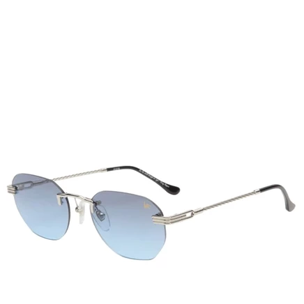 Мужские очки Vintage Frames Co. Detroit, 24кт/винно-синие