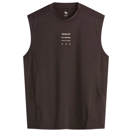 Мужская майка Represent 247 Mesh Runner, шоколадная