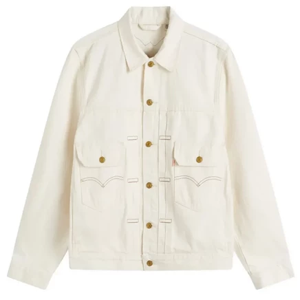 Мужская джинсовая куртка Levi's Type II, экрю
