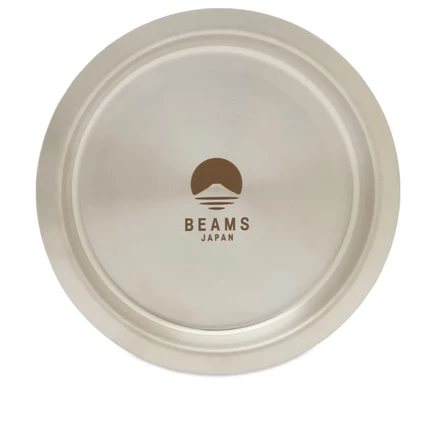 Тарелка BEAMS JAPAN из нержавеющей стали, серебристая