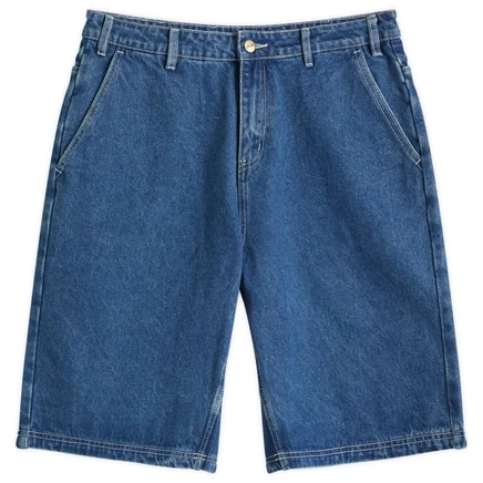 Джинсовые шорты с каракулями от Butter Goods mid blue