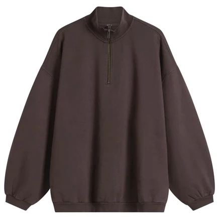 Женский свитшот SKIMS Boyfriend Fleece, кофейный