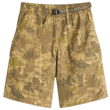 Безмозглые саржевые шорты для альпинистов leaf camo
