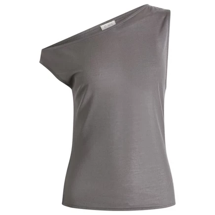 Женский топ St. Agni Fine Jersey Asymm, темно-серый
