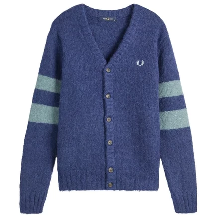 Мужской кардиган Fred Perry Chunky, темно-синий
