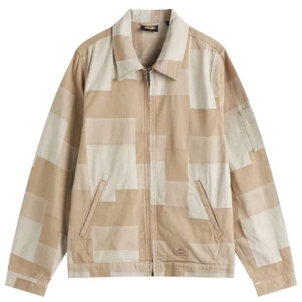 Мужская куртка-рубашка dickies jacquard eisenhower, песочная
