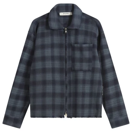 Мужская рубашка-куртка about:blank Plaid, черная