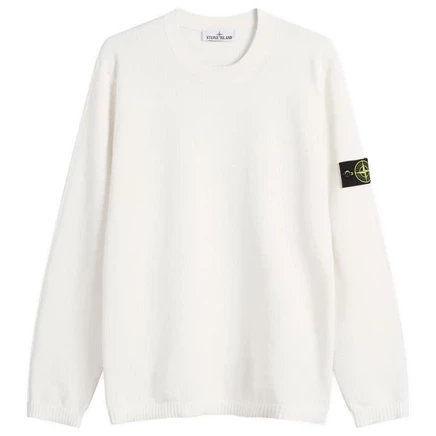 Джемпер с круглым вырезом и микро-строчкой Stone Island