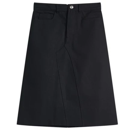 Юбка миди из хлопчатобумажного поплина Jil Sander