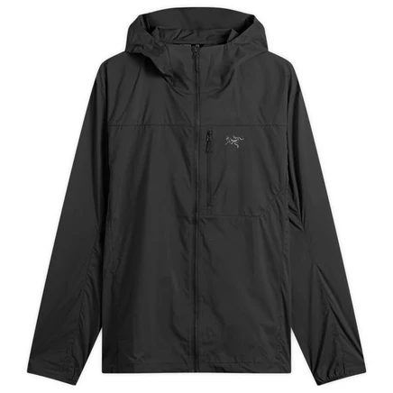 Мужская ветровка Arc'teryx Squamish с капюшоном, черная