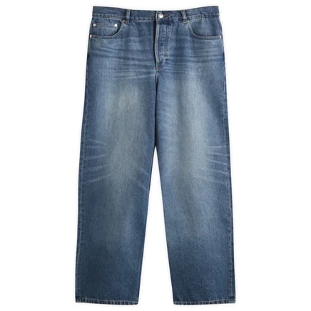 Мужские джинсы A.P.C. Solal прямые, вываренный индиго