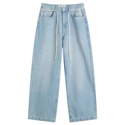 Мужские джинсы aboutblank Wide Leg, светло-голубые
