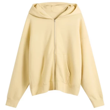 Мужское худи Visvim Jumbo из тонкой шерсти, желтое