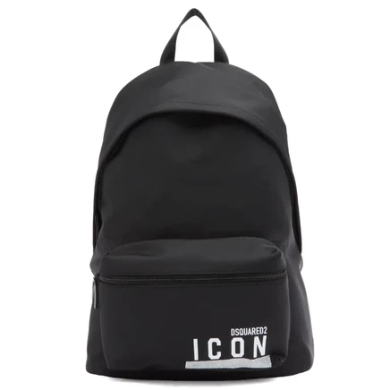 Рюкзак Dsquared2 Icon, черно-белый принт