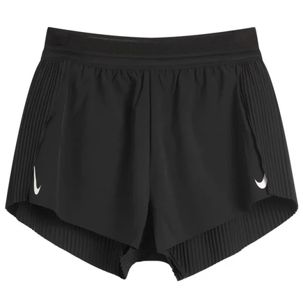 Мужские тренировочные шорты Nike Aeroswift, черно-белые