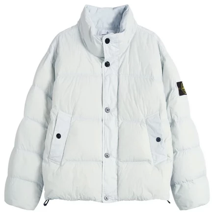 Мужская бомбер-куртка Stone Island, небесно-голубая