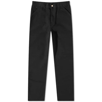 Мужские брюки Carhartt WIP Single Knee, черные