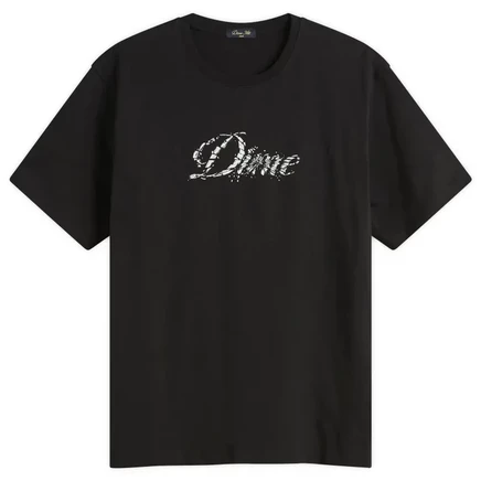 Мужская футболка Dime Cursive Smashed, черная