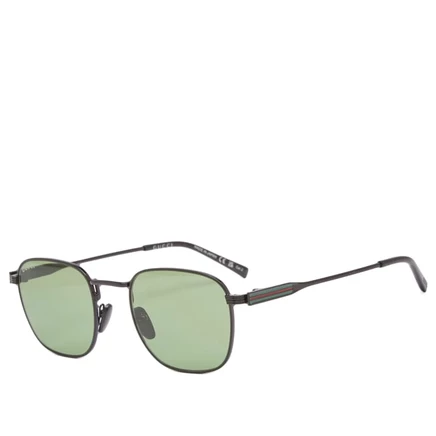 Солнцезащитные очки Gucci GG1876S black & green