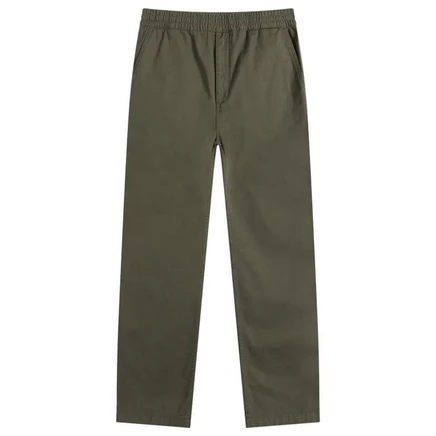 Мужские брюки Carhartt WIP Flint, зауженные, зеленые