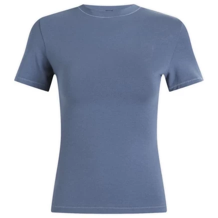 Футболка Skims Cotton Jersey, цвета гавани