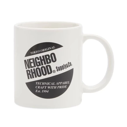 Кружка Neighborhood с логотипом, белая
