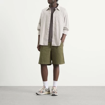 Мужские шорты Norse Projects Kvitfell чинос, оливковые