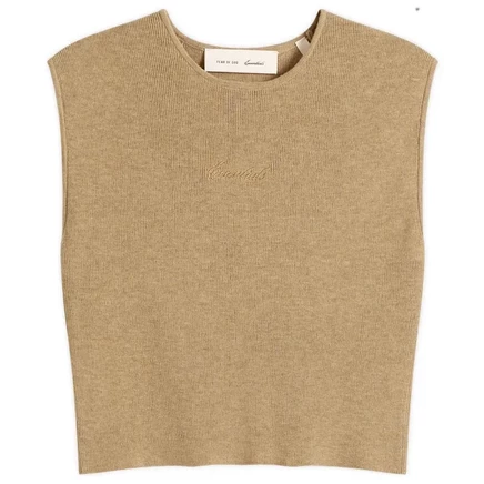 Женский укороченный топ Fear of God Essentials, песочный