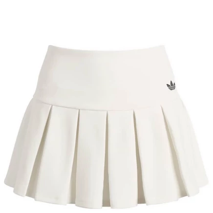 Женская мини-юбка Adidas Mini Pleated, молочно-белая