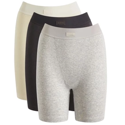 Мужские боксеры Skims Cotton Rib, 3 шт., бежево-мульти