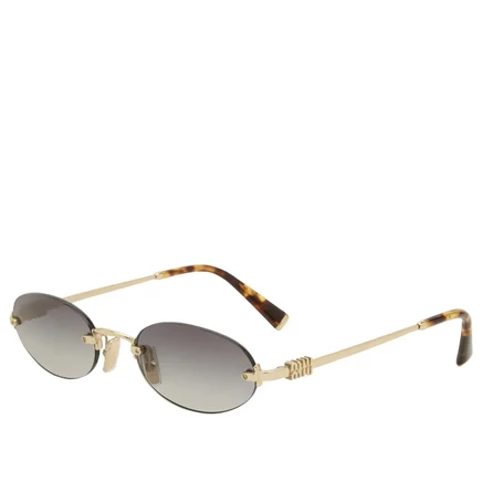 Женские очки Miu Miu A54S, золотисто-серые