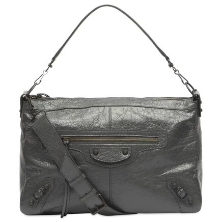 Сумка Balenciaga Le City Moto, средняя, вулканический