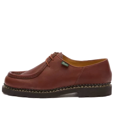 Мужские кожаные броги Paraboot Michael, коричневые