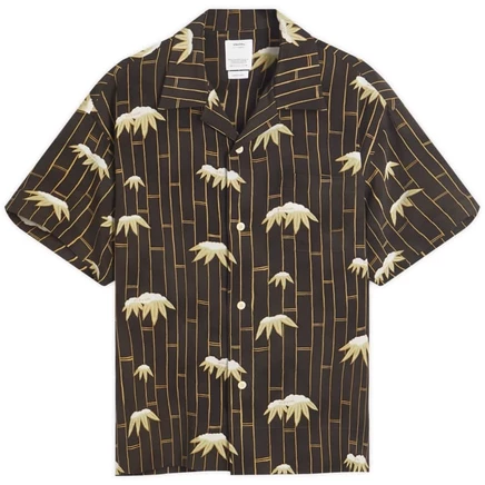 Отпускная рубашка Visvim Copa из шелка и бамбука black