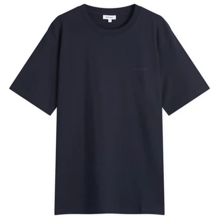 Мужская футболка Norse Projects Johannes, темно-синяя