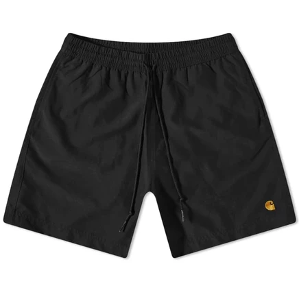 Мужские плавки‑шорты Carhartt WIP Chase, черно‑золотые