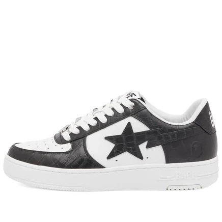 Мужские кроссовки A Bathing Ape Bape Sta, черно-белые