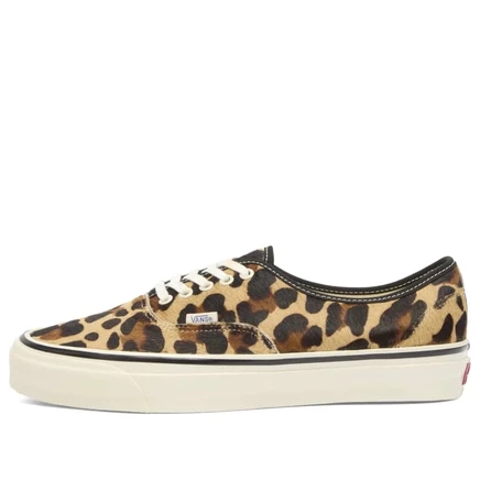 Мужские кеды Vans Authentic 44 Ponyhair, молочно-леопардовые