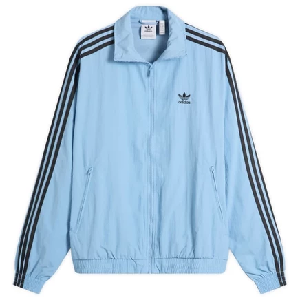 Мужская олимпийка Adidas Firebird, голубая с черным