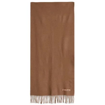 Мужской шарф Acne Studios Canada Narrow, карамельный